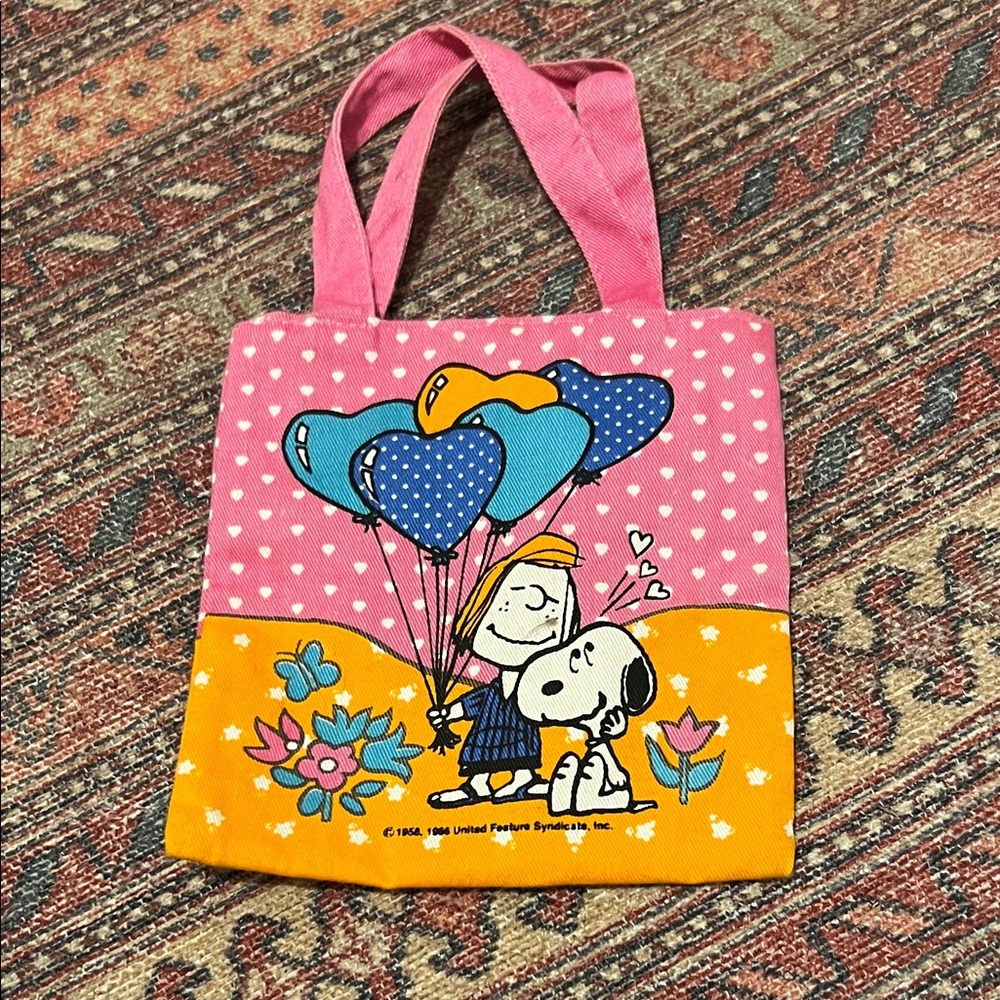 Peanuts United Feature Syndicate Heart Balloons Kids Mini Bag
